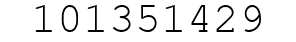 Number 101351429.