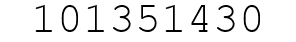 Number 101351430.