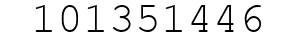 Number 101351446.
