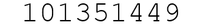 Number 101351449.