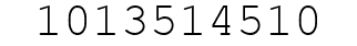 Number 1013514510.