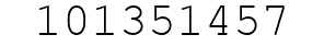Number 101351457.