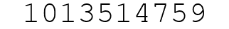 Number 1013514759.