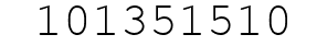 Number 101351510.