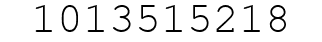 Number 1013515218.