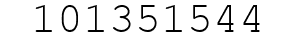 Number 101351544.