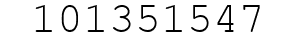 Number 101351547.