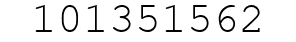 Number 101351562.