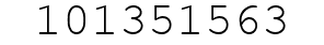 Number 101351563.
