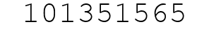 Number 101351565.