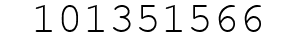 Number 101351566.
