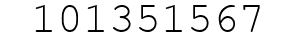Number 101351567.
