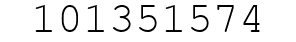 Number 101351574.