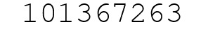 Number 101367263.