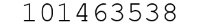 Number 101463538.