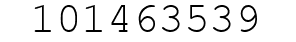 Number 101463539.