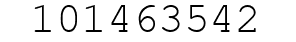 Number 101463542.