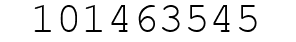 Number 101463545.