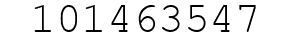 Number 101463547.