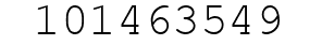 Number 101463549.