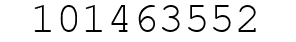 Number 101463552.