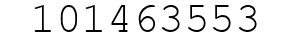 Number 101463553.