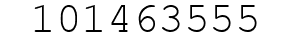 Number 101463555.
