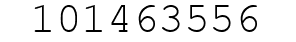 Number 101463556.