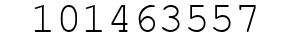 Number 101463557.