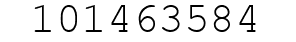 Number 101463584.
