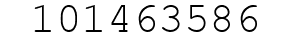 Number 101463586.