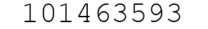 Number 101463593.