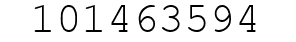 Number 101463594.