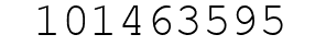 Number 101463595.