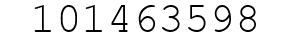 Number 101463598.