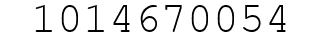 Number 1014670054.