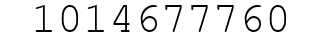 Number 1014677760.