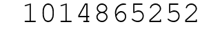 Number 1014865252.