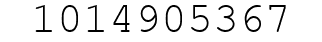 Number 1014905367.