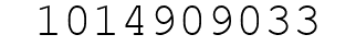 Number 1014909033.