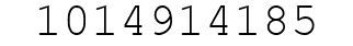 Number 1014914185.
