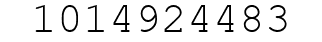Number 1014924483.