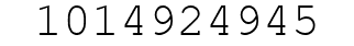 Number 1014924945.
