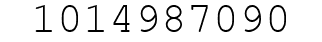 Number 1014987090.
