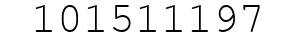 Number 101511197.