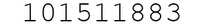 Number 101511883.