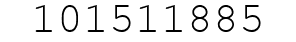 Number 101511885.
