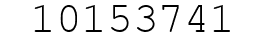 Number 10153741.