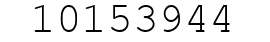 Number 10153944.