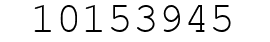 Number 10153945.